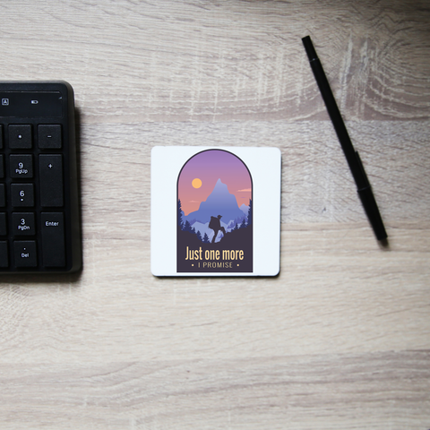 Hiking quote coaster drink mat - Graphic Gear