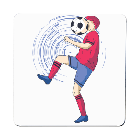Funny soccer coaster drink mat - Graphic Gear