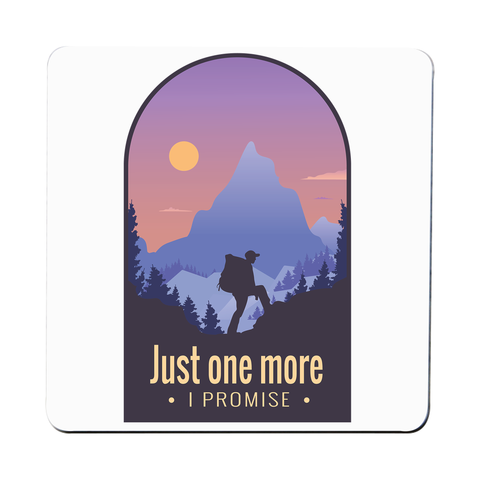 Hiking quote coaster drink mat - Graphic Gear