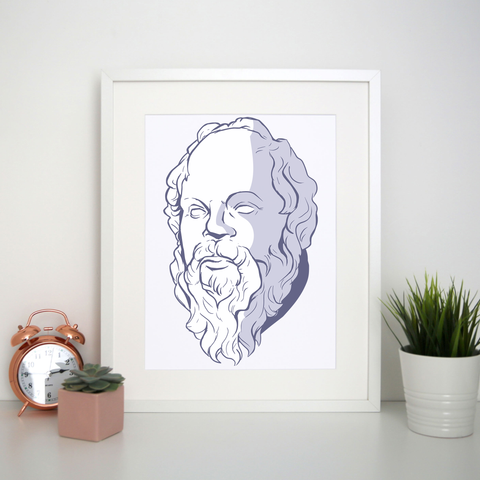 Socrates print poster wall art decor - Graphic Gear