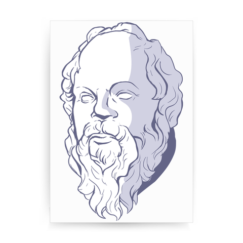Socrates print poster wall art decor - Graphic Gear