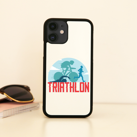 Triahtlon sports iPhone case cover 11 11Pro Max XS XR X - Graphic Gear