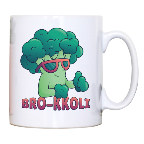 Broccoli bro funny mug coffee tea cup - Graphic Gear