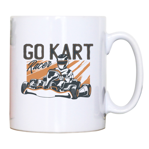 Go kart racer mug coffee tea cup - Graphic Gear