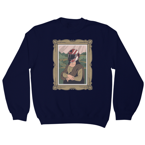 Mona lisa helmet sweatshirt - Graphic Gear