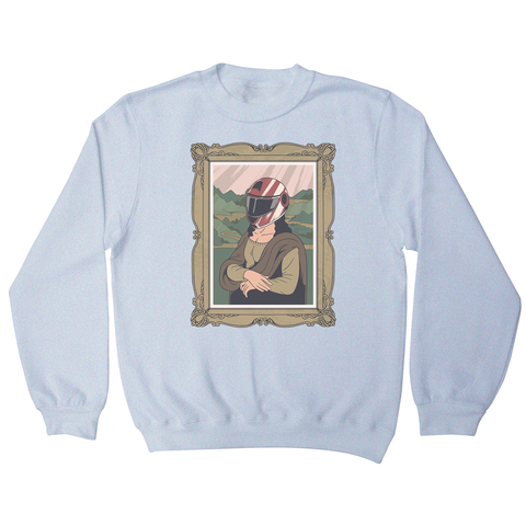 Mona lisa helmet sweatshirt - Graphic Gear