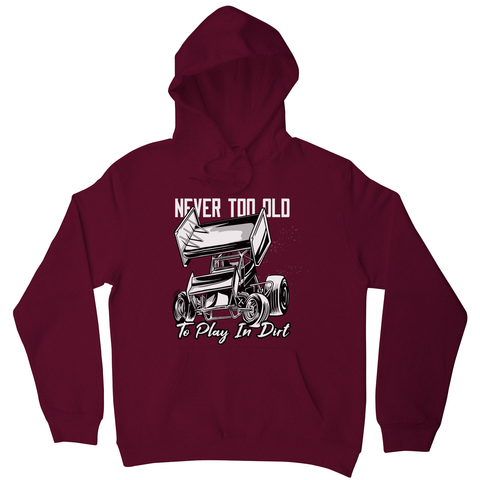 Sprint car quote hoodie - Graphic Gear