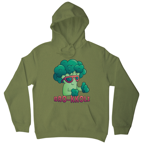Broccoli bro funny hoodie - Graphic Gear