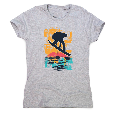 Sunset snowboarder women's t-shirt - Graphic Gear