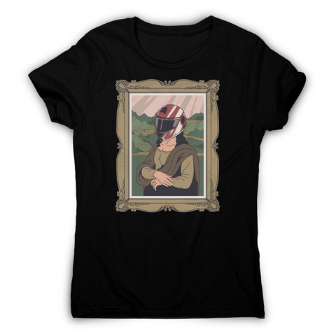 Mona lisa helmet women's t-shirt - Graphic Gear