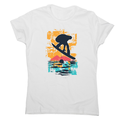 Sunset snowboarder women's t-shirt - Graphic Gear