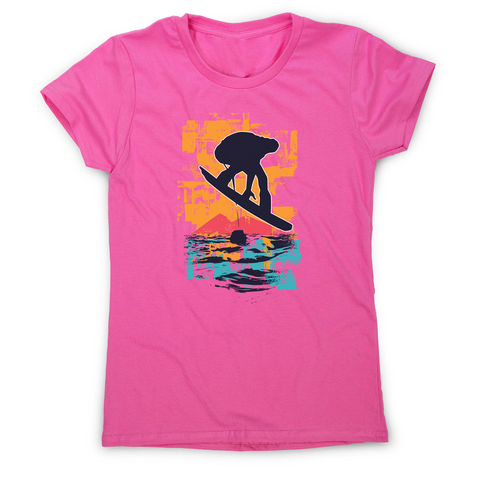Sunset snowboarder women's t-shirt - Graphic Gear