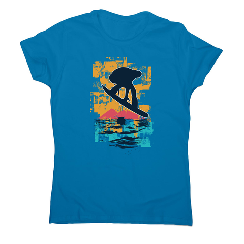 Sunset snowboarder women's t-shirt - Graphic Gear