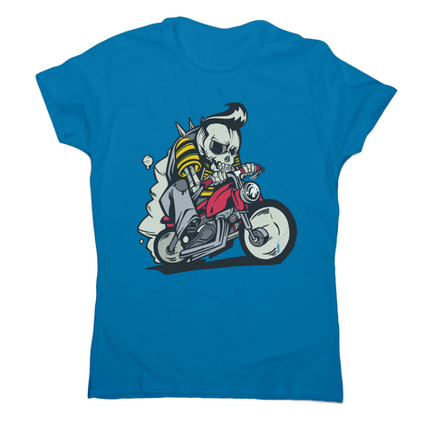 Outlaw skeleton bike rider women's t-shirt - Graphic Gear