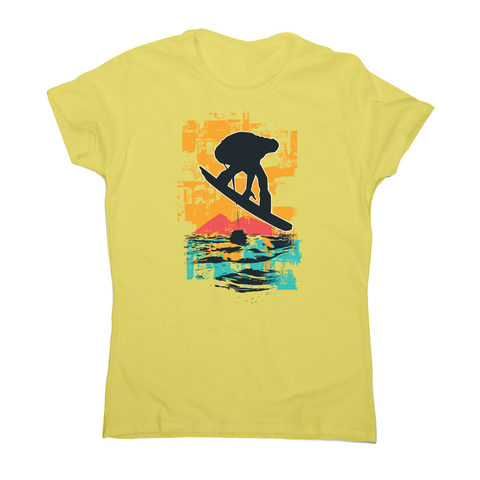 Sunset snowboarder women's t-shirt - Graphic Gear