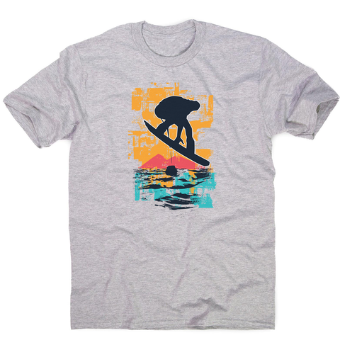 Sunset snowboarder men's t-shirt - Graphic Gear