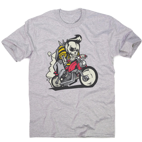 Outlaw skeleton bike rider men's t-shirt - Graphic Gear