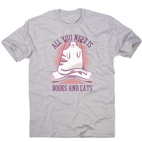 Book cat quote men's t-shirt - Graphic Gear