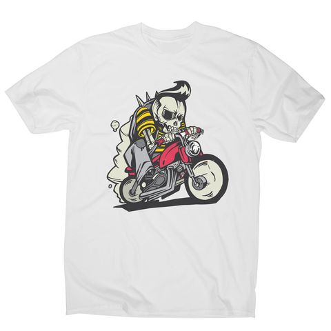 Outlaw skeleton bike rider men's t-shirt - Graphic Gear