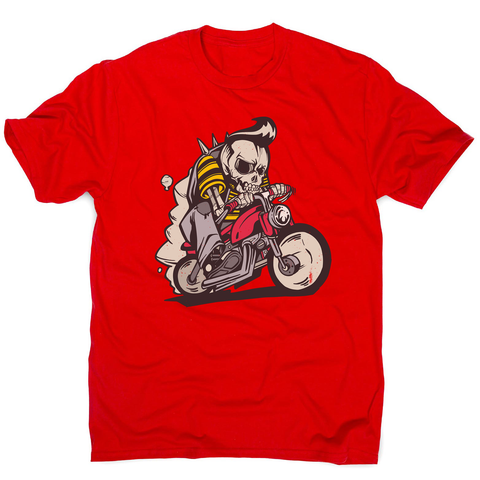 Outlaw skeleton bike rider men's t-shirt - Graphic Gear