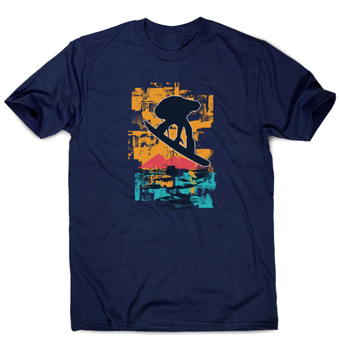 Sunset snowboarder men's t-shirt - Graphic Gear