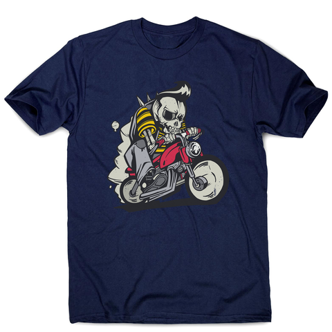 Outlaw skeleton bike rider men's t-shirt - Graphic Gear