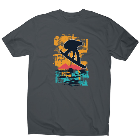 Sunset snowboarder men's t-shirt - Graphic Gear