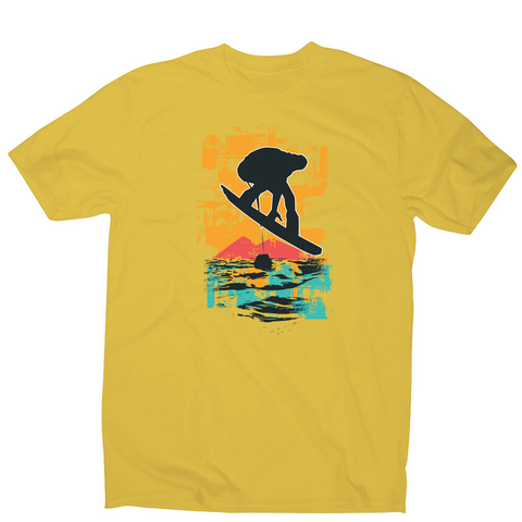 Sunset snowboarder men's t-shirt - Graphic Gear