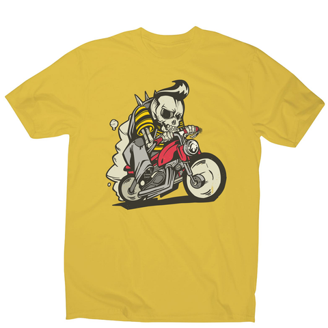 Outlaw skeleton bike rider men's t-shirt - Graphic Gear