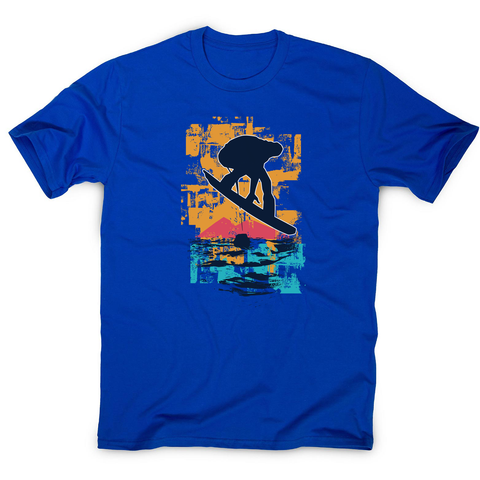 Sunset snowboarder men's t-shirt - Graphic Gear
