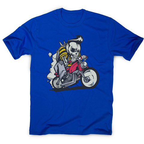 Outlaw skeleton bike rider men's t-shirt - Graphic Gear