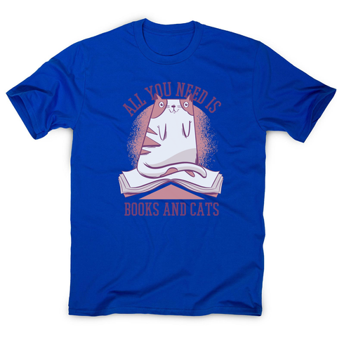 Book cat quote men's t-shirt - Graphic Gear