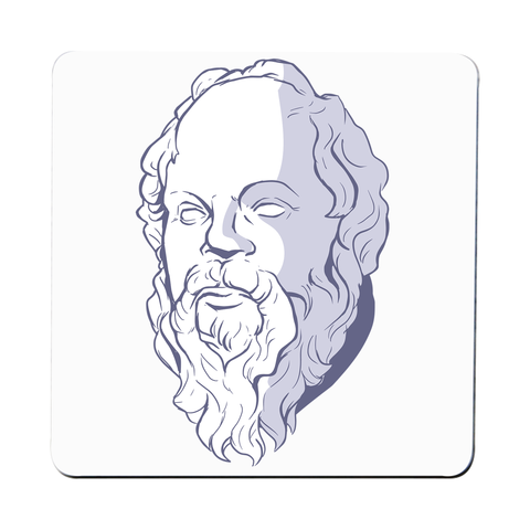 Socrates coaster drink mat - Graphic Gear
