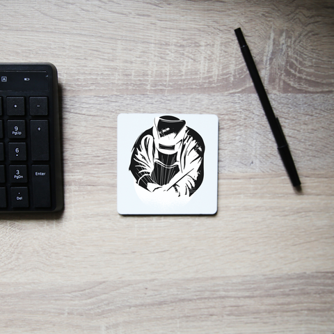 Welder design coaster drink mat - Graphic Gear