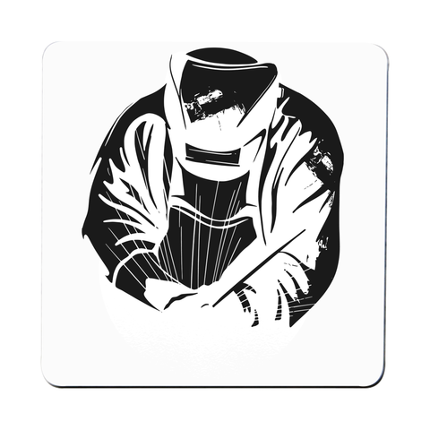 Welder design coaster drink mat - Graphic Gear