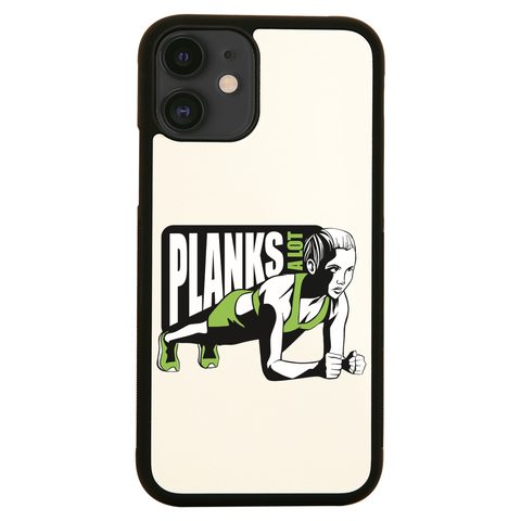 Plank girl quote iPhone case cover 11 11Pro Max XS XR X - Graphic Gear