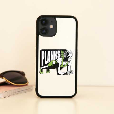 Plank girl quote iPhone case cover 11 11Pro Max XS XR X - Graphic Gear