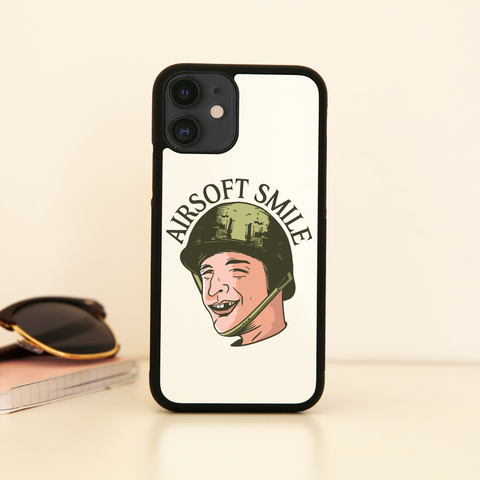 Funny toothless man airsoft iPhone case cover 11 11Pro Max XS XR X - Graphic Gear