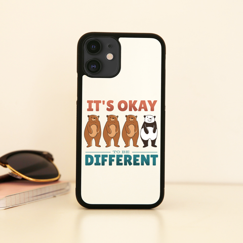 Different bears quote iPhone case cover 11 11Pro Max XS XR X - Graphic Gear