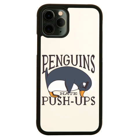 Penguin funny quote iPhone case cover 11 11Pro Max XS XR X - Graphic Gear