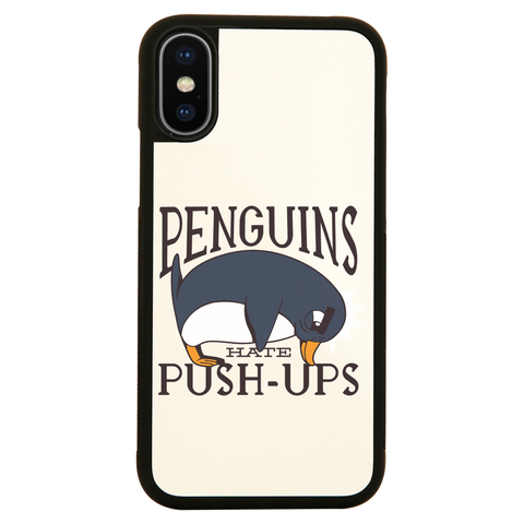 Penguin funny quote iPhone case cover 11 11Pro Max XS XR X - Graphic Gear