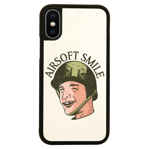 Funny toothless man airsoft iPhone case cover 11 11Pro Max XS XR X - Graphic Gear