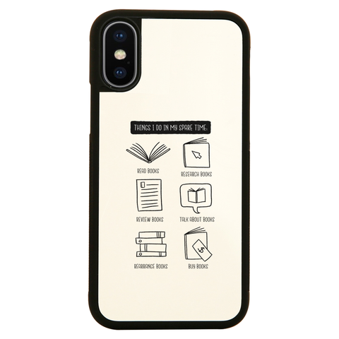 Books lover iPhone case cover 11 11Pro Max XS XR X - Graphic Gear