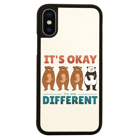 Different bears quote iPhone case cover 11 11Pro Max XS XR X - Graphic Gear