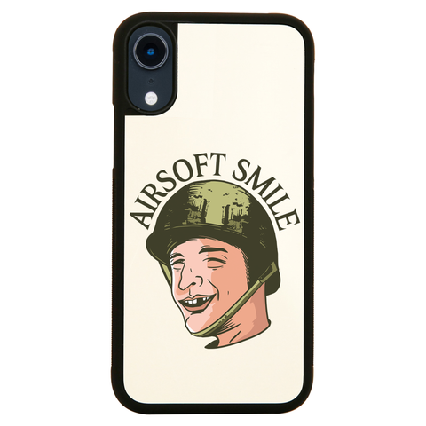 Funny toothless man airsoft iPhone case cover 11 11Pro Max XS XR X - Graphic Gear