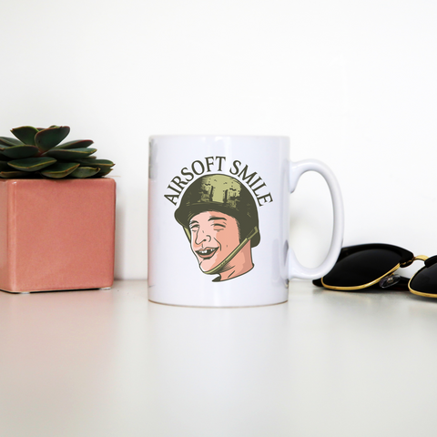 Funny toothless man airsoft mug coffee tea cup - Graphic Gear