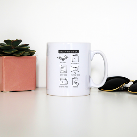 Books lover mug coffee tea cup - Graphic Gear