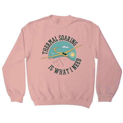 Sailplane quote sweatshirt - Graphic Gear