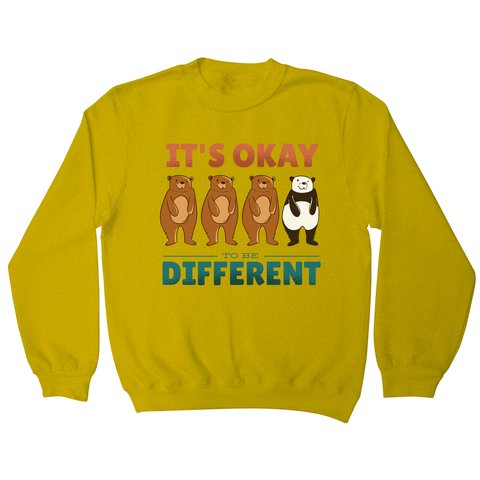 Different bears quote sweatshirt - Graphic Gear