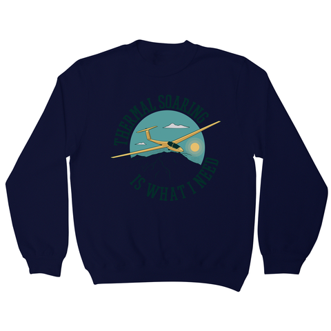 Sailplane quote sweatshirt - Graphic Gear